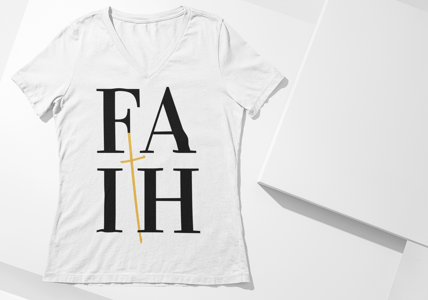 "Faith" Ladies' V-neck