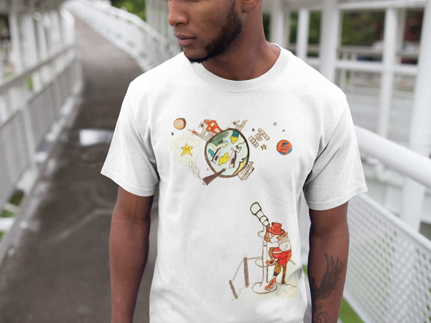 "Moon" - Unisex T-shirt (Relaxed/Traditional cut)