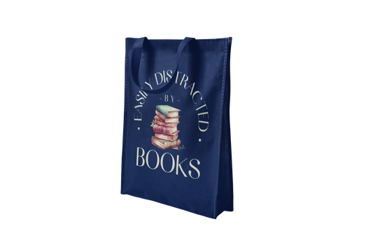 Easily Distracted by Books Tote