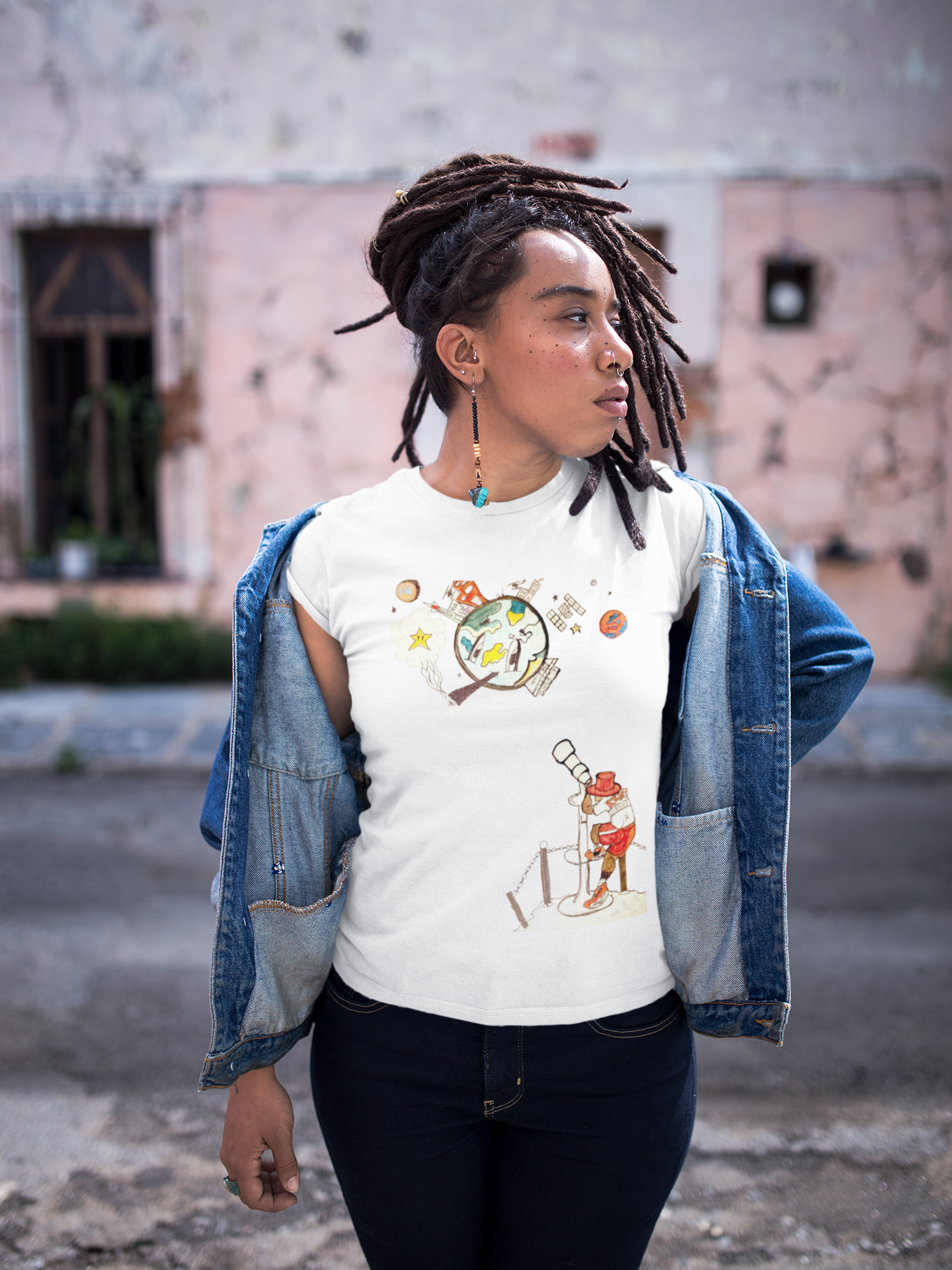 "Moon" - Unisex T-shirt (Relaxed/Traditional cut)