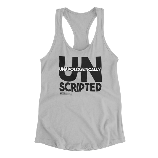"Apologetically UnScripted" Racerback Tank