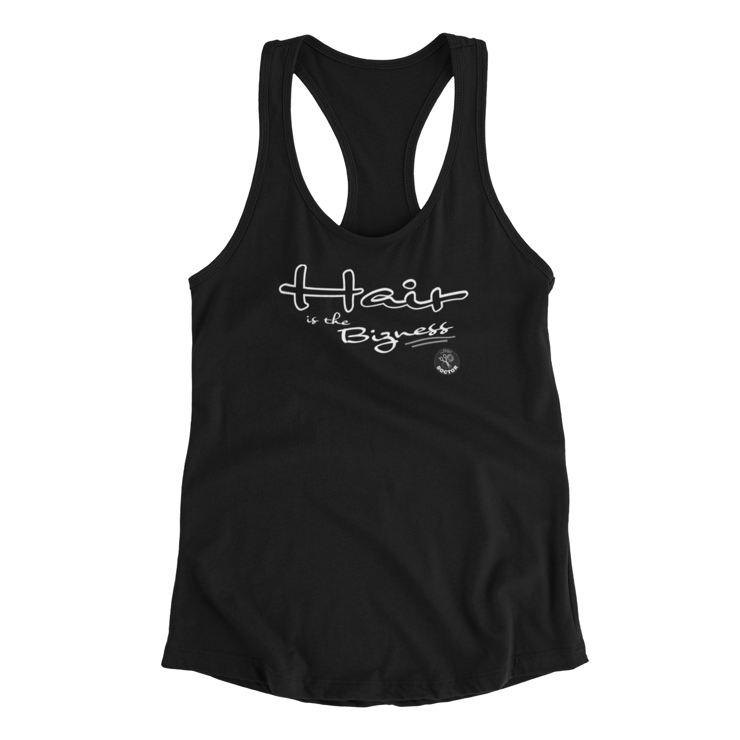 "Hair is The Business" Racerback Tank