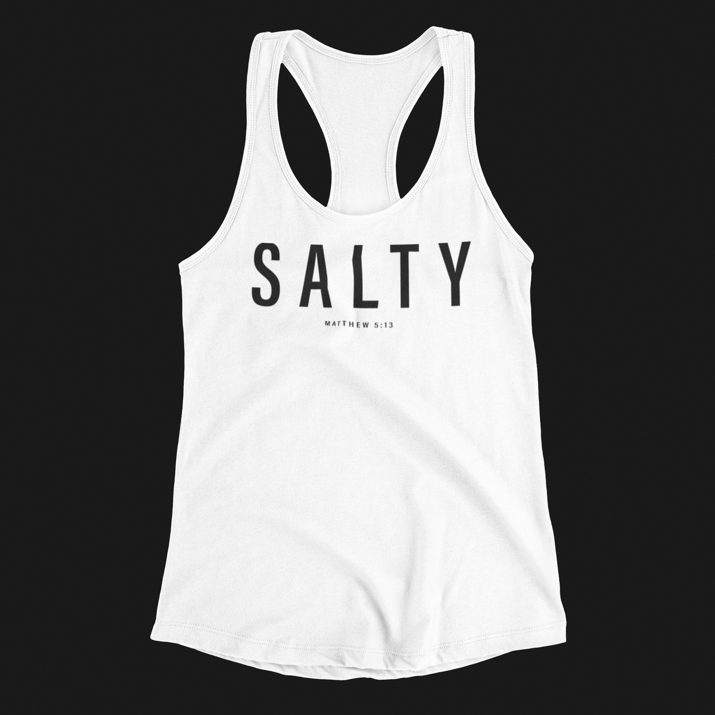 "SALTY" Racerback Tank