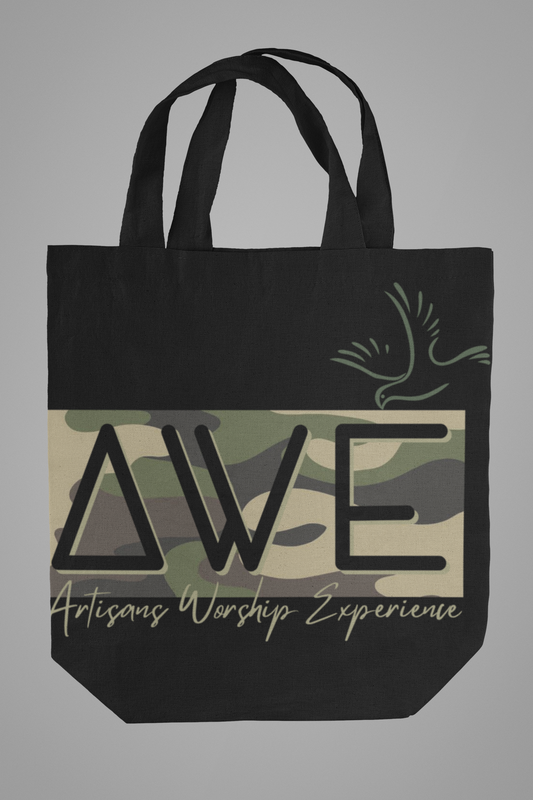 "Artisans Workshop Experience" Camo- Tote