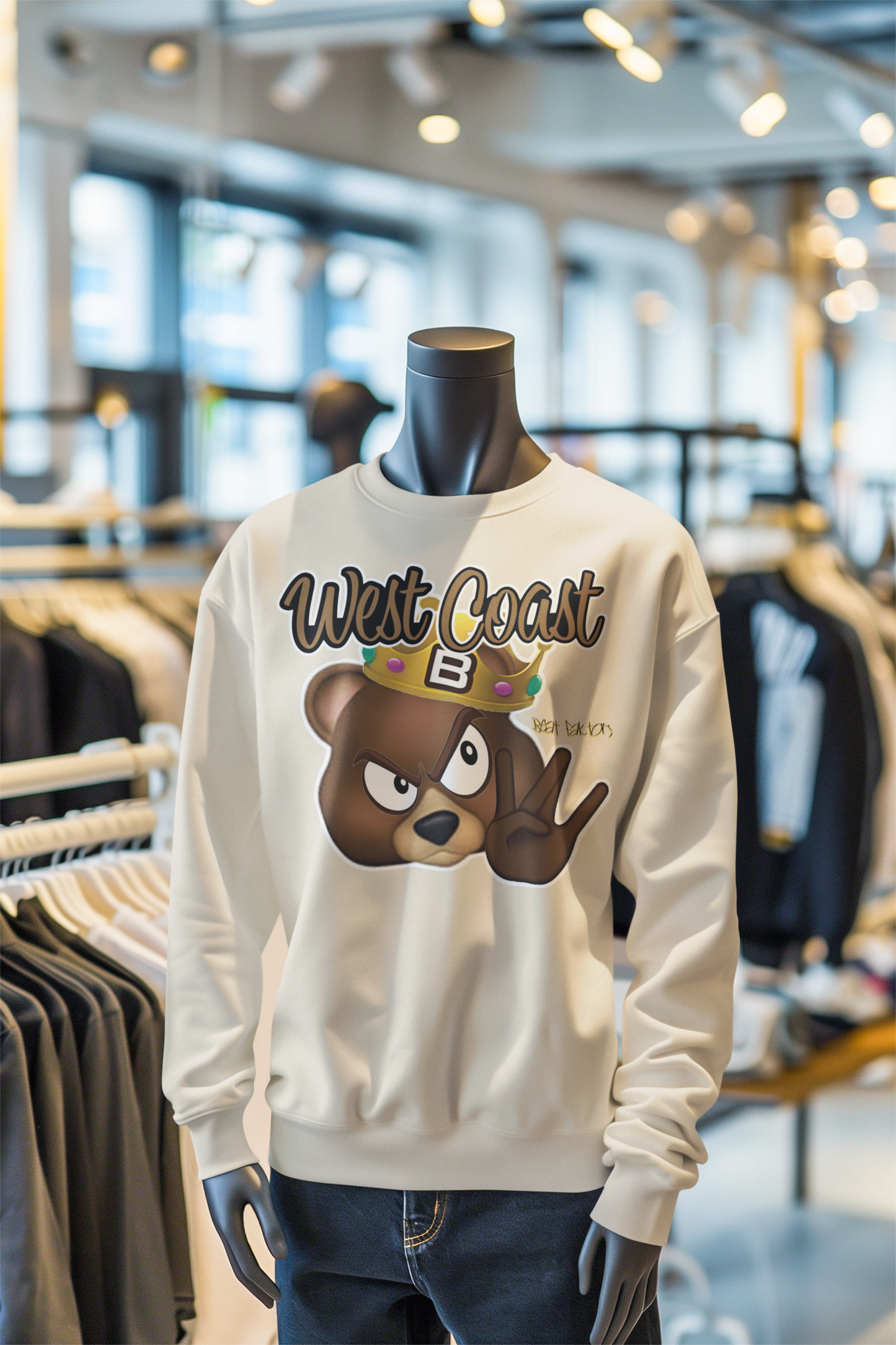 B-Ready - "Cali Bear" Sweatshirt