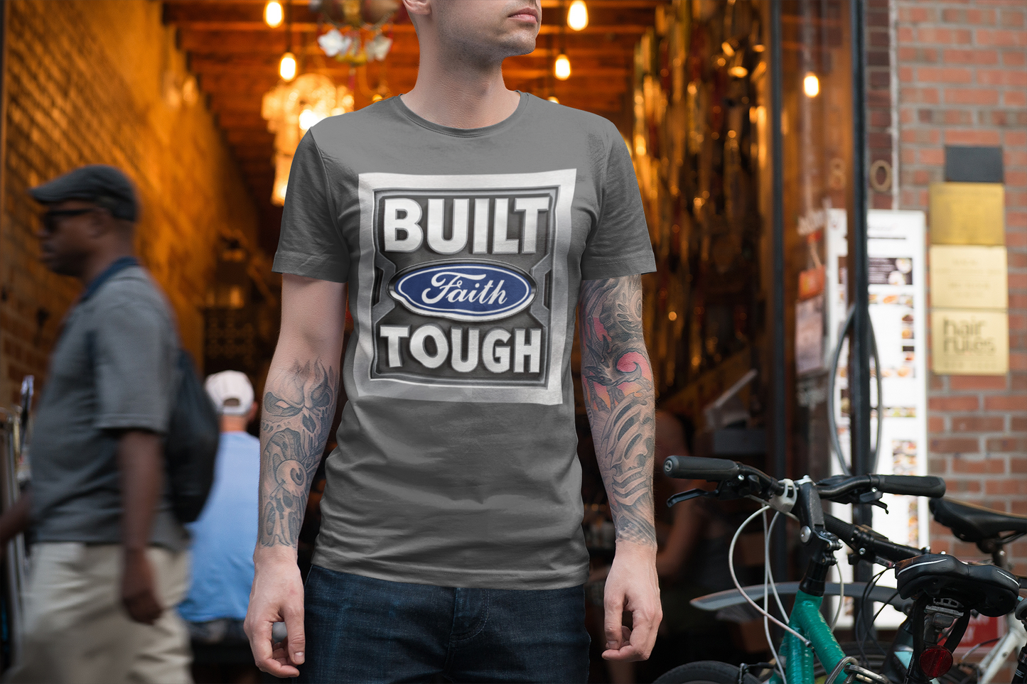 "Faith Built Tough" - Unisex T-shirt, Tank, and Hoodie