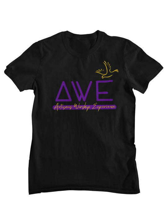 "Artisans Workshop Experience" (Purple/gold) - Unisex Crew Neck Tee