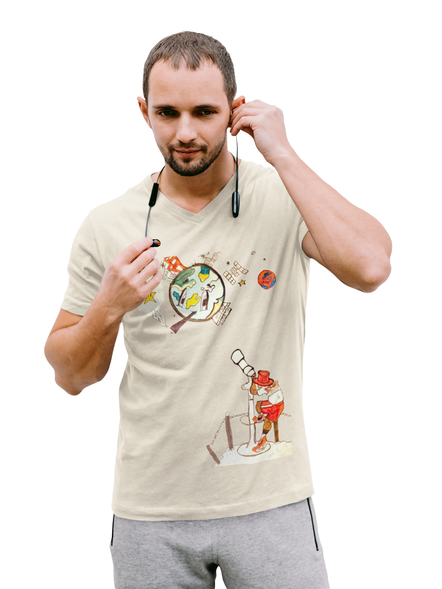 "Moon" - Unisex T-shirt (Relaxed/Traditional cut)