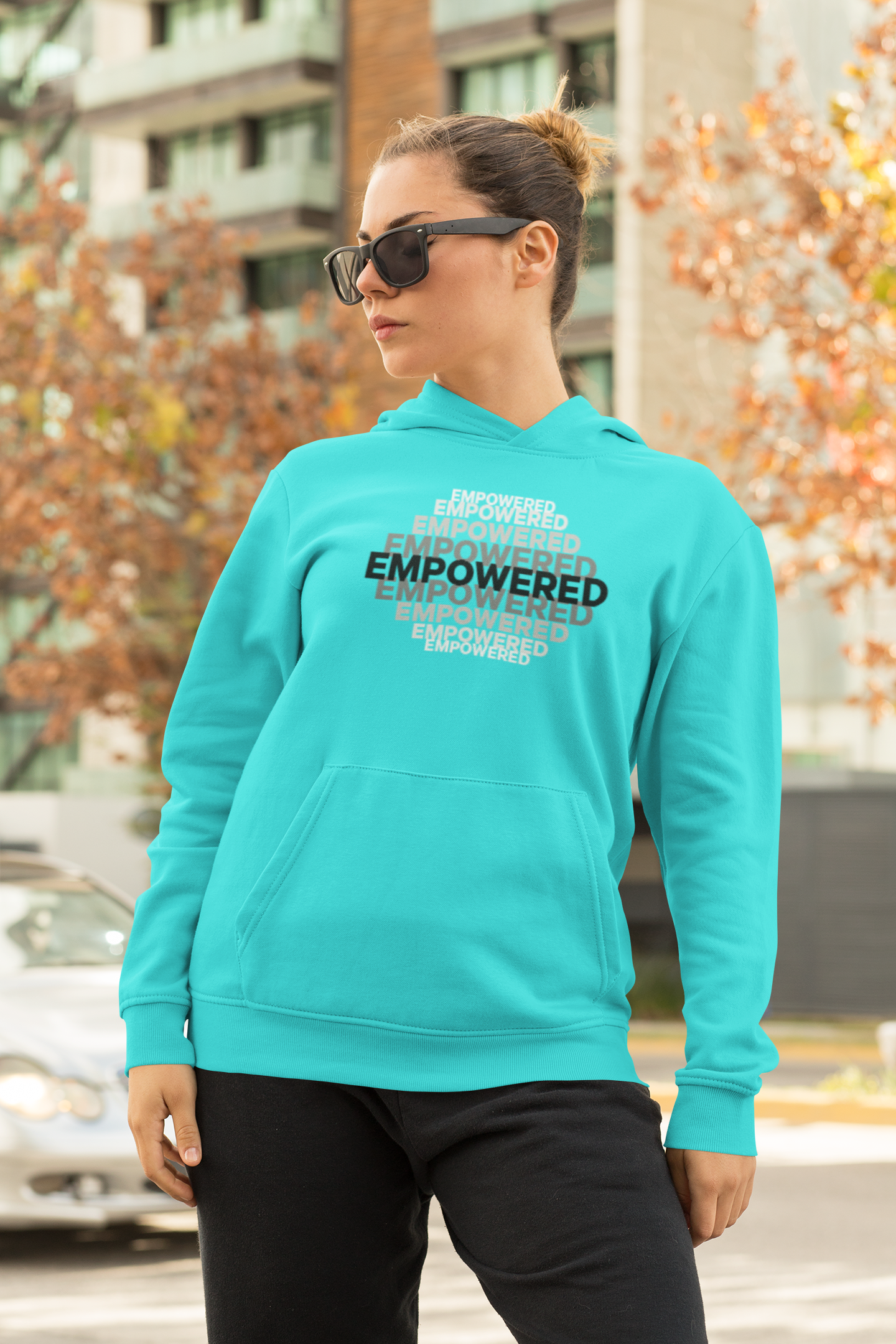 "Empowered (Horizontal Graphic)" - Unisex Tshirt or Hoodie