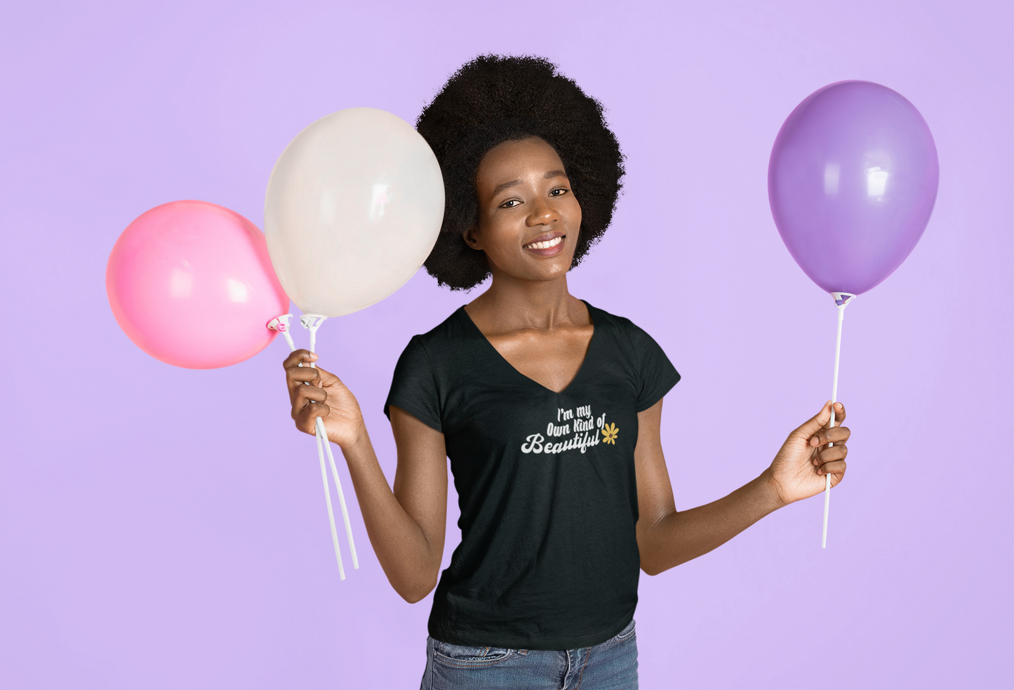 "I'm my own kind of Beautiful" V-neck