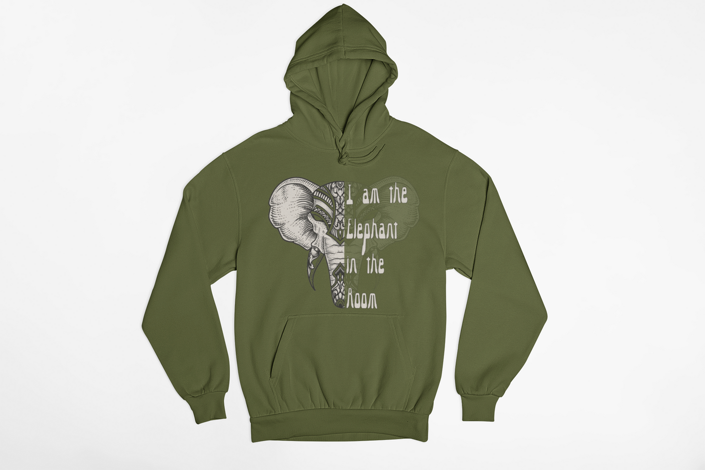 "I Am the Elephant in the Room" - Unisex Hoodie