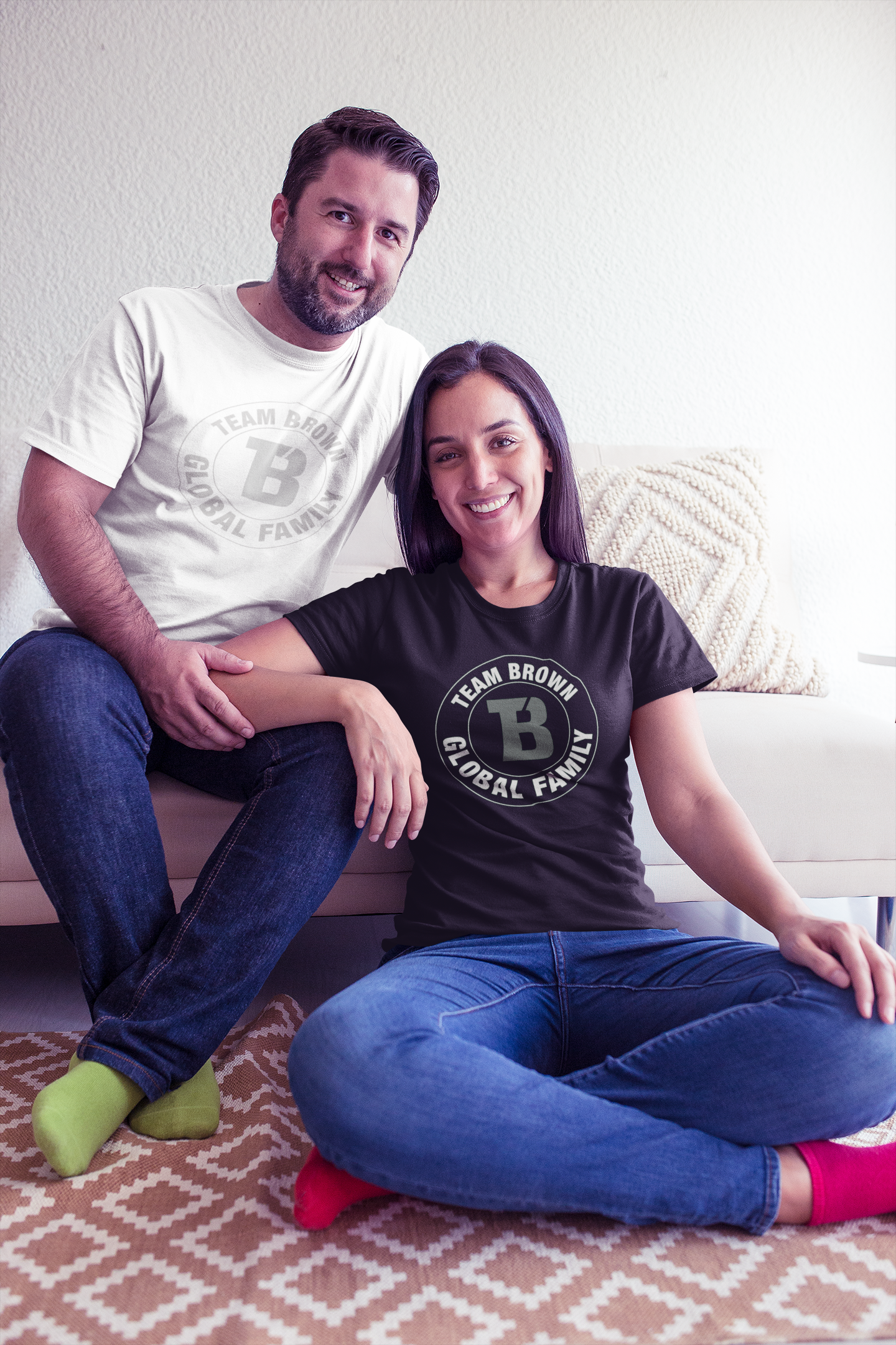 "Team Brown Global Family" - Unisex Tshirts