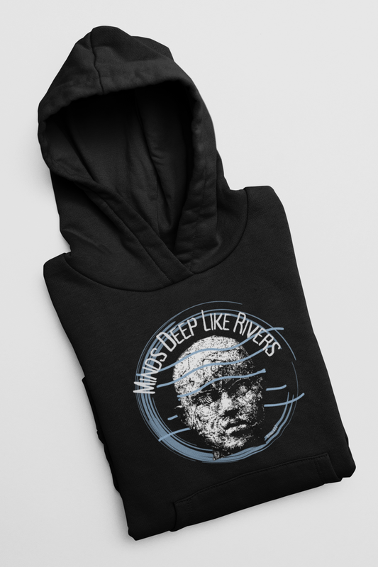 "Minds Deep Like Rivers" - Unisex Graphic Hoodie/T-Shirt (NO Front Pocket)