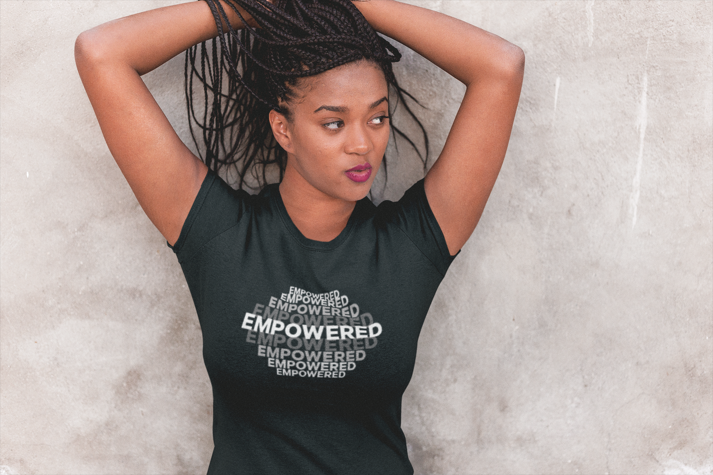 "Empowered (Horizontal Graphic)" - Unisex Tshirt or Hoodie