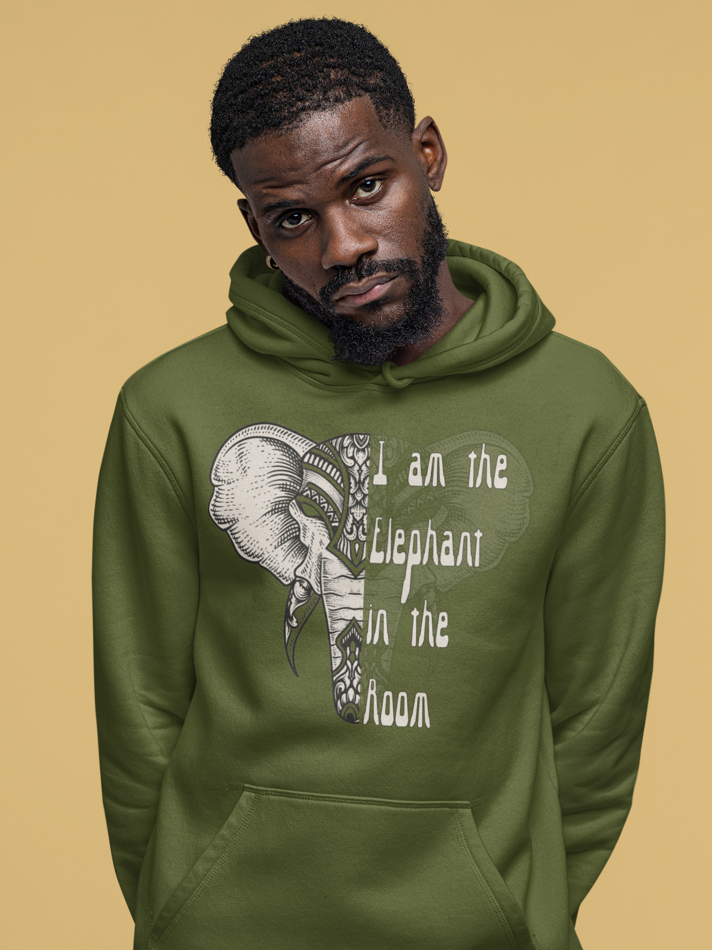 "I Am the Elephant in the Room" - Unisex Hoodie