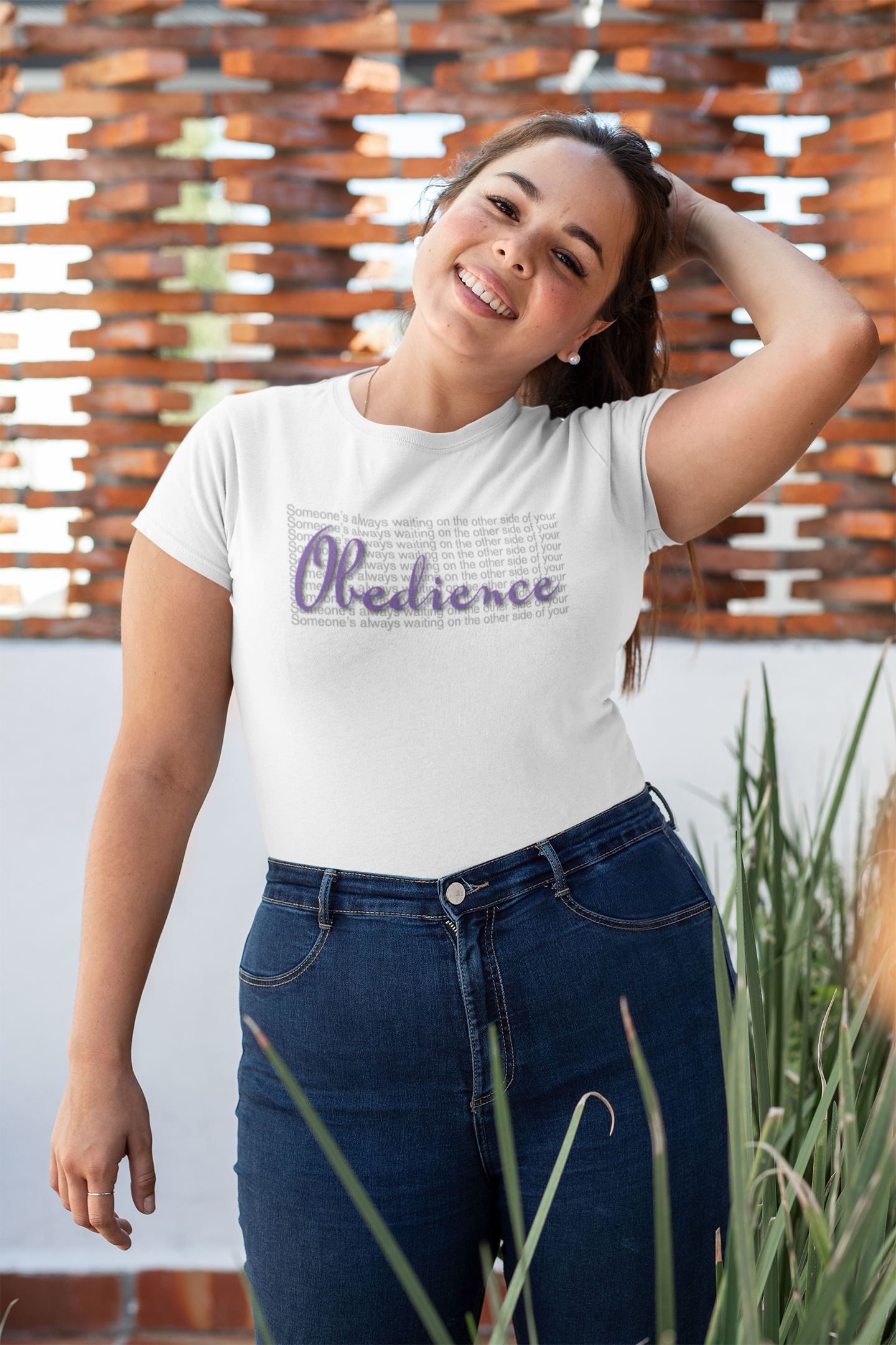 "Someone's always waiting on the other side of your obedience" - Women's Tee