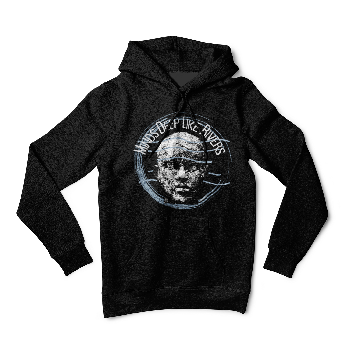 "Minds Deep Like Rivers" - Unisex Graphic Hoodie T-Shirt