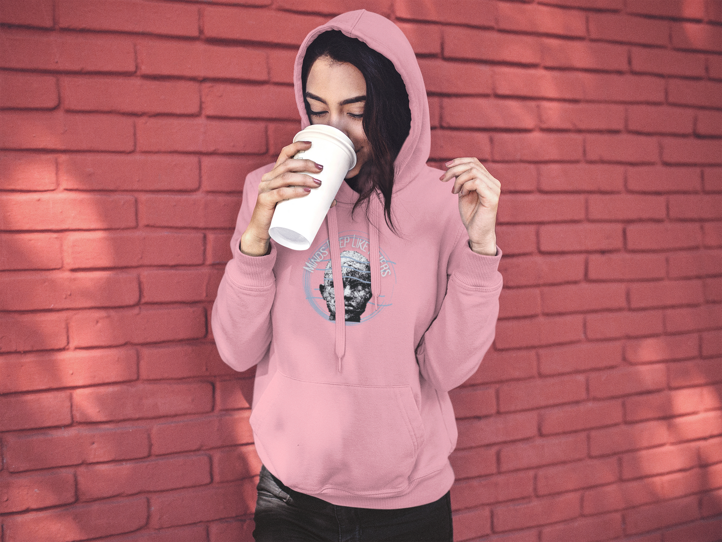 "Minds Deep Like Rivers" - Unisex Graphic Hoodie T-Shirt