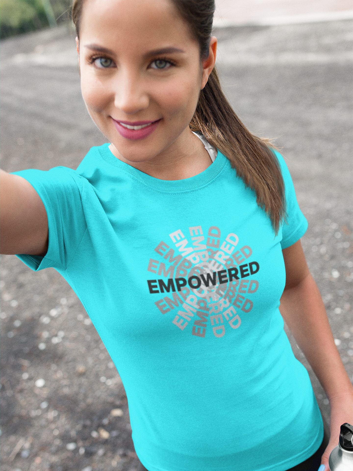 "Empowered" - Unisex Tshirt or Hoodie (Black logo)