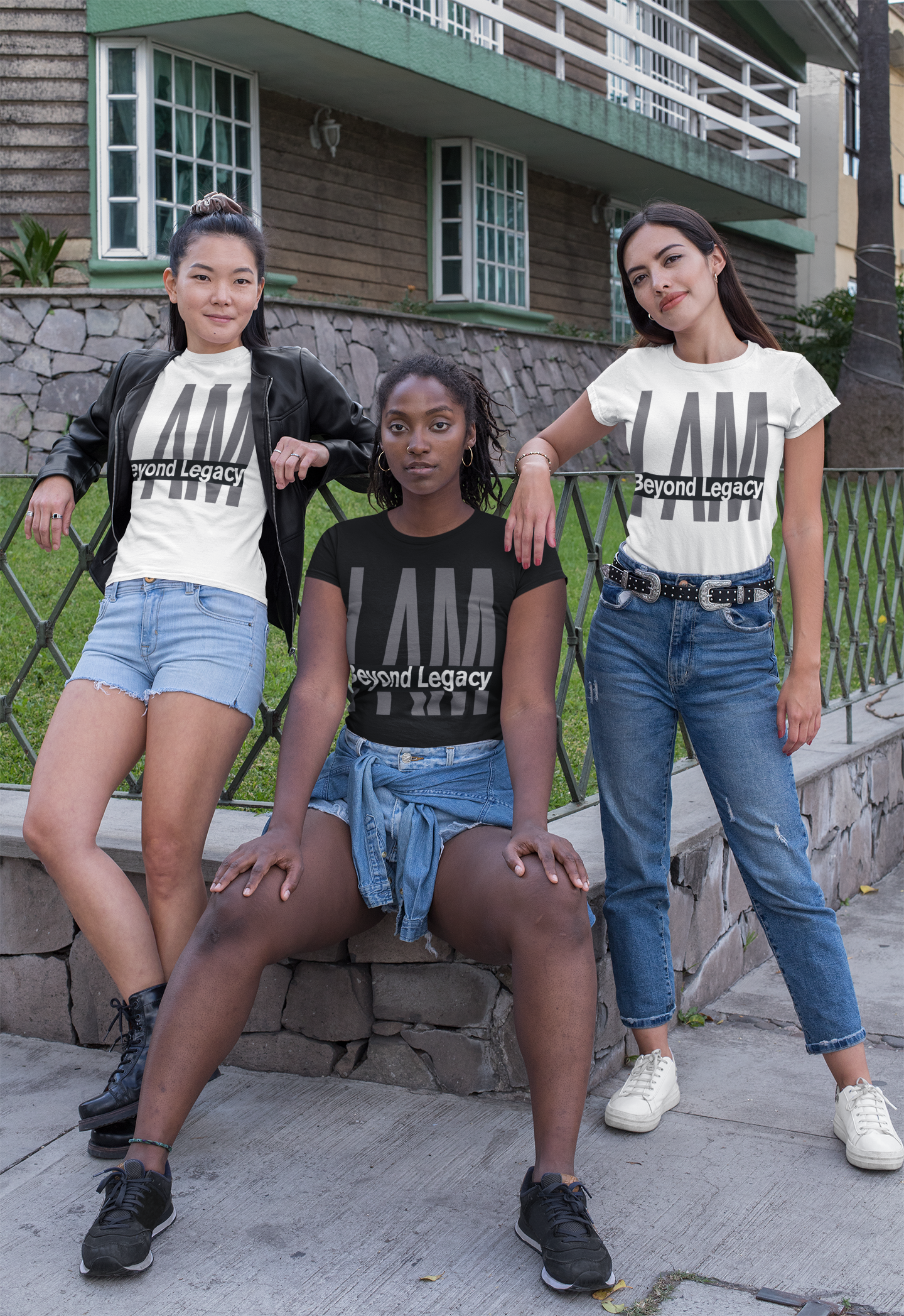 "I AM Beyond Legacy" - Unisex Crew & Ladies V-Neck T-Shirt
