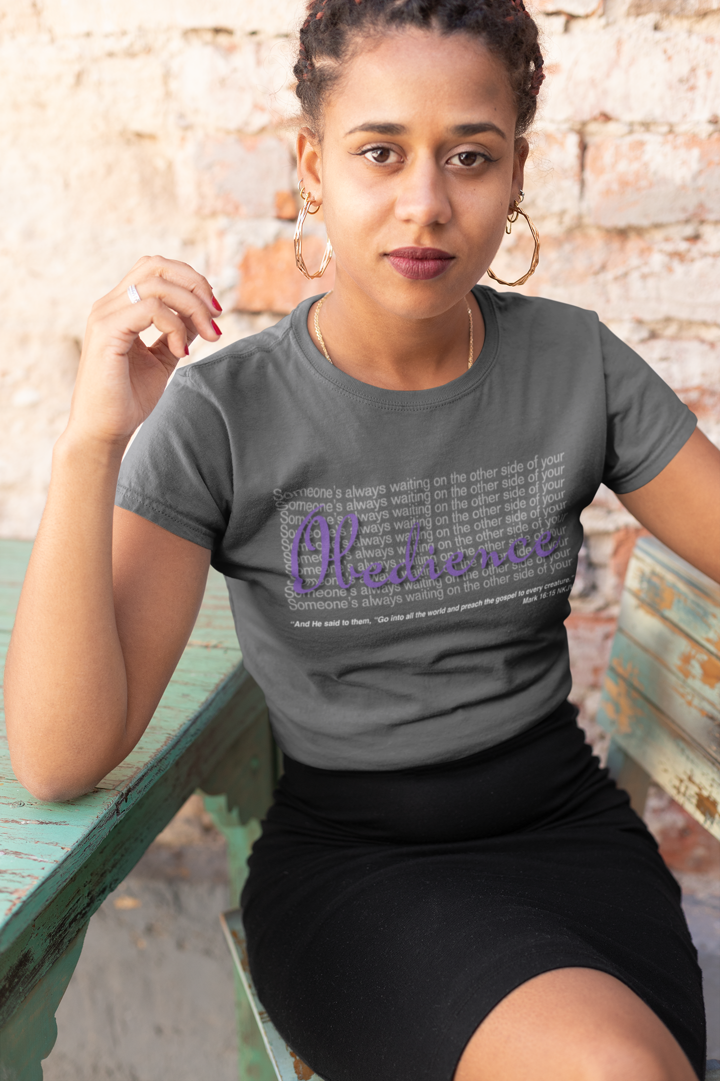 "Someone's always waiting on the other side of your obedience" - Unisex Crew Neck Tee