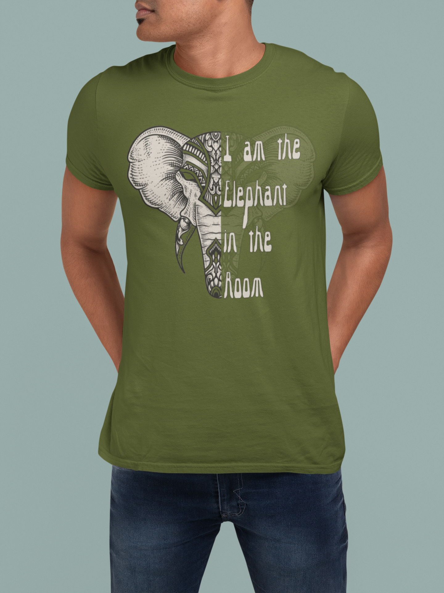 "I Am the Elephant in the Room" - Unisex Tshirts