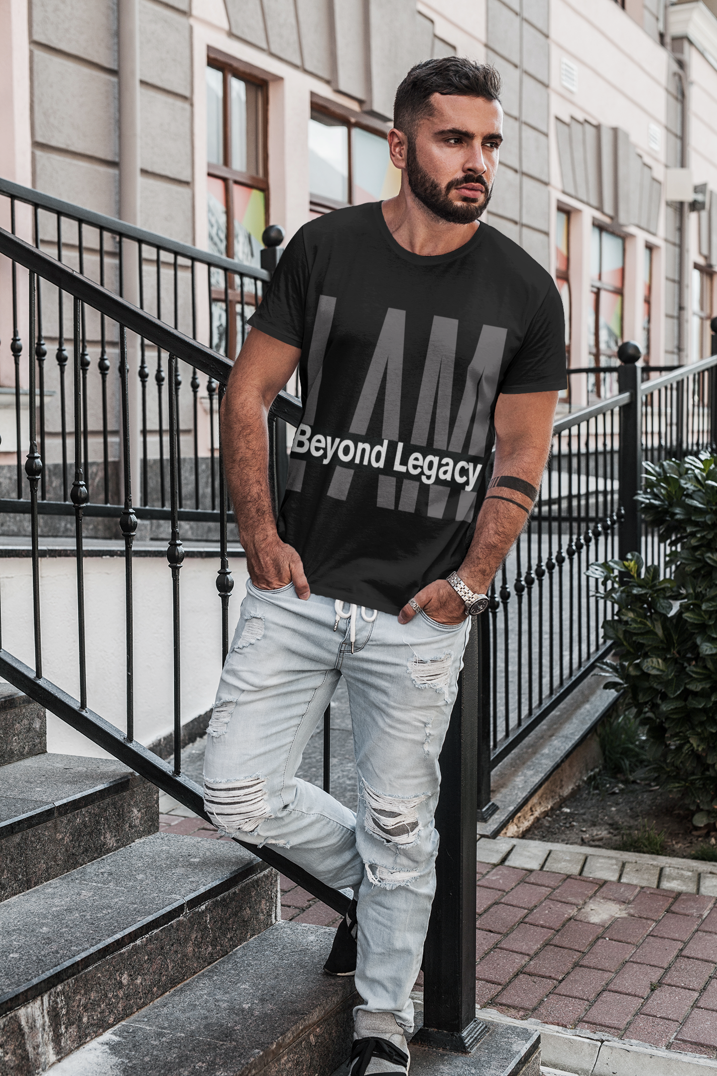 "I AM Beyond Legacy" - Unisex Crew & Ladies V-Neck T-Shirt