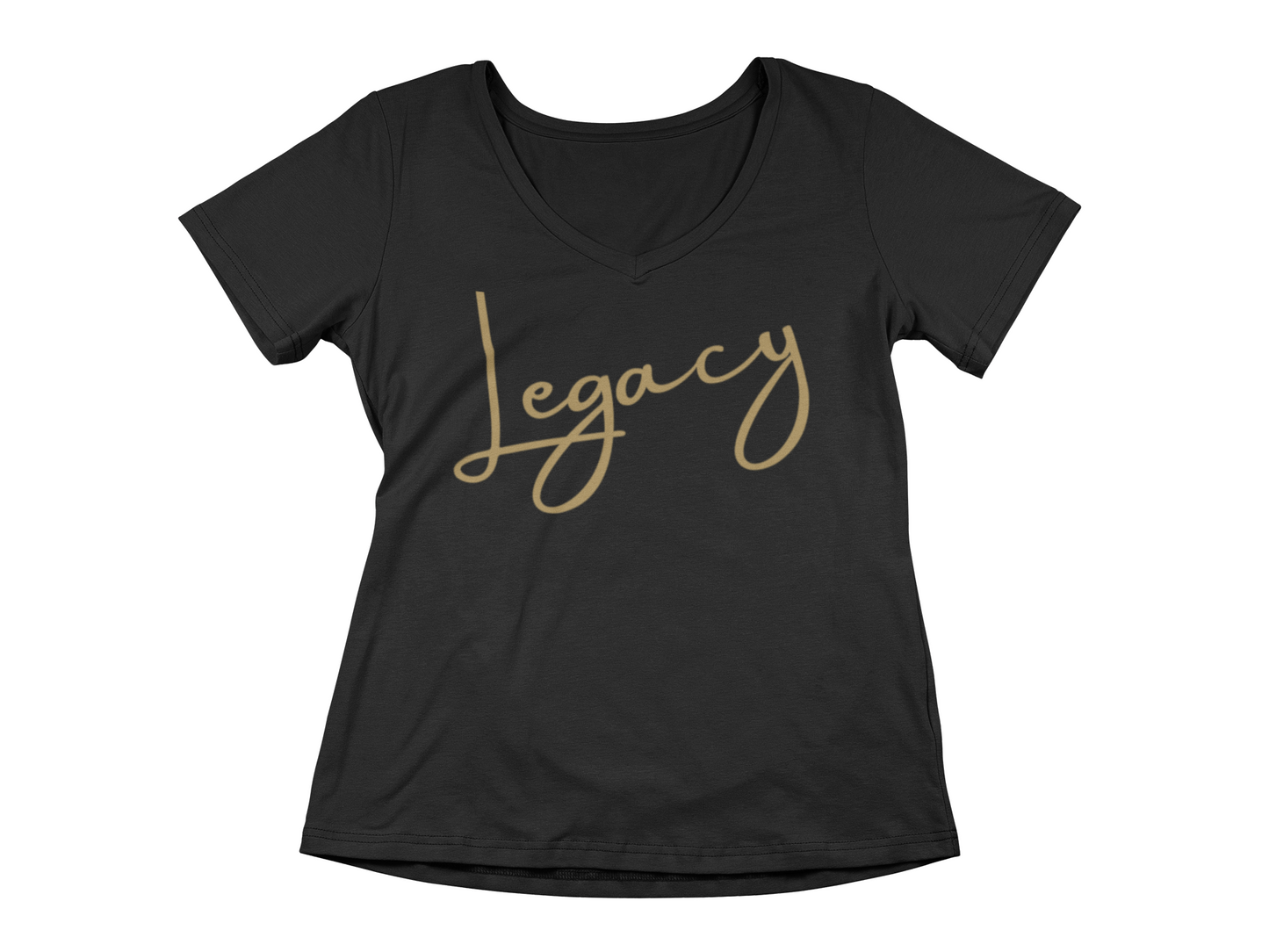 "Beyond Legacy, Script" - Unisex Crew & Ladies V-Neck T-Shirt